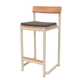 Skagerak Pelagus Stool Cushion — packshot, with Pelagus Counter Stool