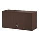  String System Cabinet Flip Door in Dark Oak W78cm — packshot