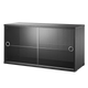 String System Display Cabinet in Black Stained Ash — packshot