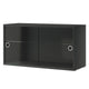 String System Display Cabinet in Dark Grey Lacquered — packshot
