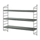 String Pocket Shelving in Dark Grey/Dark Grey — packshot