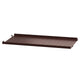 String System Metal Shelf Low Edge in Dark Brown, 58cm — packshot