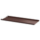 String System Metal Shelf Low Edge in Dark Brown, 78cm — packshot