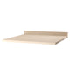 String System Work Desk Wooden Shelf W58cm in Ash (Clear Lacquer) — packshot