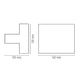 Flos Tight Wall Light — dimensions