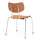 Carl Hansen VLA26T Vega Dining Chair in Oak Lacquer, Chrome — packshot, detail