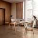 Carl Hansen BM1160 Hunting Table in Oak Oil — lifestyle, dining room