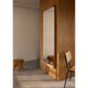 Carl Hansen VLA62 Radio House Mirror in Oak Oil — lifestyle, with VLA26T Vega Dining Chair
