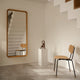 Carl Hansen VLA62 Radio House Mirror in Oak Oil — lifestyle, with VLA26T Vega Dining Chair