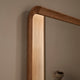 Carl Hansen VLA62 Radio House Mirror in Oak Oil — lifestyle, detail