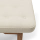 Carl Hansen VLA75S Foyer Bench in Oak Oil, Vidar 1511 — packshot, detai