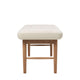 Carl Hansen VLA75S Foyer Bench in Oak Oil, Vidar 1511 — packshot, detai