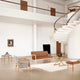 Carl Hansen OW449 Colonial Coffee Table in Oak Oil — lifestyle, with VLA76, VLA77, VLA75 and ML10097