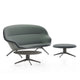 Vitra Abalon Table — studio, with Abalon Sofa and Abalon Platform