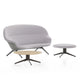 Vitra Abalon Table — studio, with Abalon Sofa and Abalon Platform