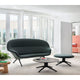 Vitra Abalon Table — lifestyle, office, with Abalon Sofa and Abalon Platform