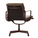Vitra Eames EA 208 Soft Pad Chair in Dark Bordeaux — packshot, detail