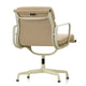 Vitra Eames EA 208 Soft Pad Chair in Chalk — packshot, detail