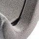 Vitra Amoebe Lounge Chair in Cento Salt and Pepper — packshot, detail