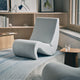 Vitra Amoebe Lounge Chair in Cosy 2 Pale Blue — lifestyle