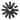 Vitra Asterisk Wall Clock in Black — packshot