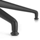 Vitra Bascule Highback Lounge Chair, Deep Black powder-coated base — detail
