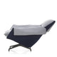 Vitra Bascule Highback Lounge Chair in Cento Light Lavender and Electric Blue — packshot, detail