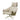 Vitra Bascule Highback Lounge Chair in Iroko 2 Cream and Olive, Chalk base — packshot