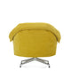 Vitra Bascule Lowback Lounge Chair in Iroko 2 Lemon — packshot, detail