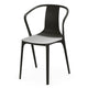 Vitra Belleville Armchair Plastic in Deep Black — packshot