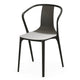 Vitra Belleville Armchair Plastic in Basalt — packshot