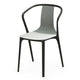 Vitra Belleville Armchair Plastic in Moss Grey — packshot