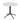 Vitra Belleville Bistro Table Indoor Round 796mm