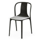 Vitra Belleville Chair Plastic in Deep Black — packshot