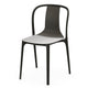 Vitra Belleville Chair Plastic in Basalt — packshot