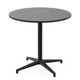 Vitra Bistro Table Indoor Round in Dark Oak Veneer — packshot