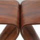 Vitra Butterfly Stool in Palisander — packshot, detail