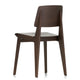 Vitra Chaise Tout Bois Chair in Dark Oak — packshot, detail
