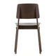 Vitra Chaise Tout Bois Chair in Dark Oak — packshot, detail