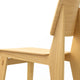 Vitra Chaise Tout Bois Chair in Natural Oak — packshot, detail