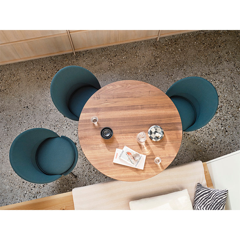 Vitra Cone Chair in Volo Forest with Guéridon Table — lifestyle