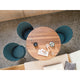 Vitra Cone Chair in Volo Forest with Guéridon Table — lifestyle