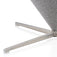 Vitra Cone Chair Stainless Steel Brushed  Base - closeup view