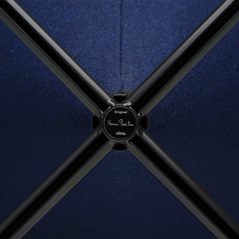 Vitra Cone Chair powder-coated Basic Dark base — detail