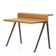 Vitra Courier Desk Light Oak Veneer Oiled with Dark Bordeaux Base — packshot