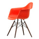 Vitra Eames Plastic Armchair RE DAW in 03 Poppy Red RE / Dark Maple — packshot