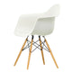 Vitra Eames Plastic Armchair RE DAW in 04 White RE / Golden Maple — packshot