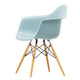 Vitra Eames Plastic Armchair RE DAW in 23 Ice Grey RE / Golden Maple — packshot