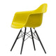 Vitra Eames Plastic Armchair RE DAW in 34 Mustard RE / Black Maple — packshot