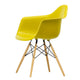 Vitra Eames Plastic Armchair RE DAW in 34 Mustard RE / Honey-Toned Ash — packshot